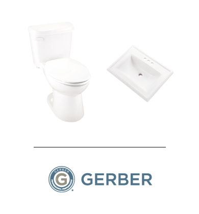 Gerber Toilets & Sinks